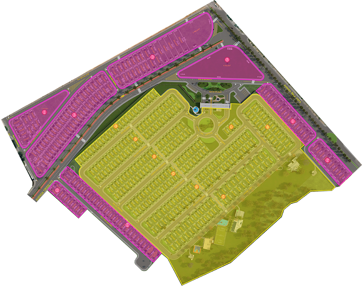 loteamento vinhas parque evora implantação